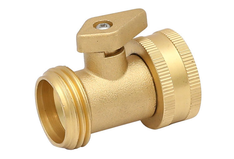 Mässing shut-off valve with copper handle made in China