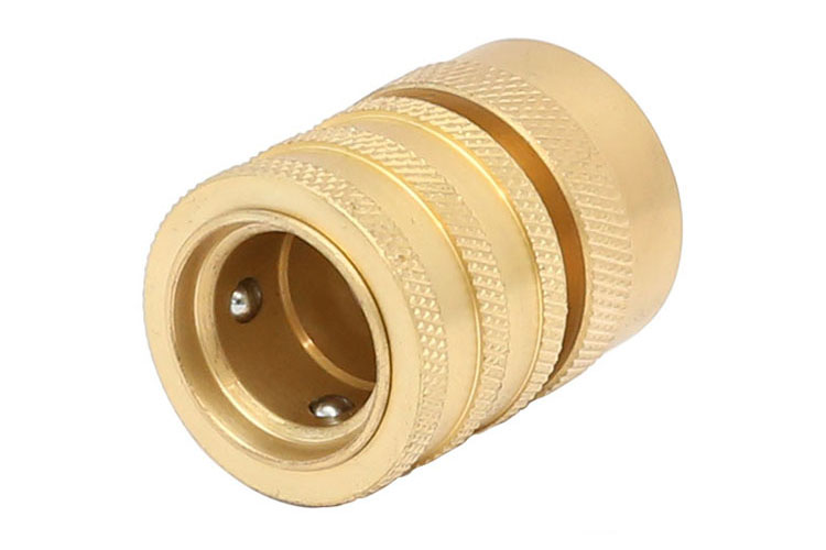 3 / 4AFemale Mässing Quick Hose Connector with water stop